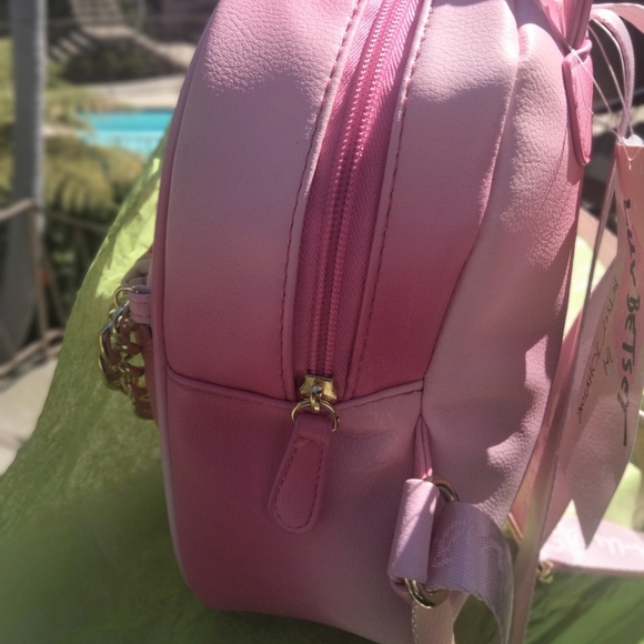 Luv Betsey by Betsey Johnson backpack in ombre pink. - Picture 8 of 16